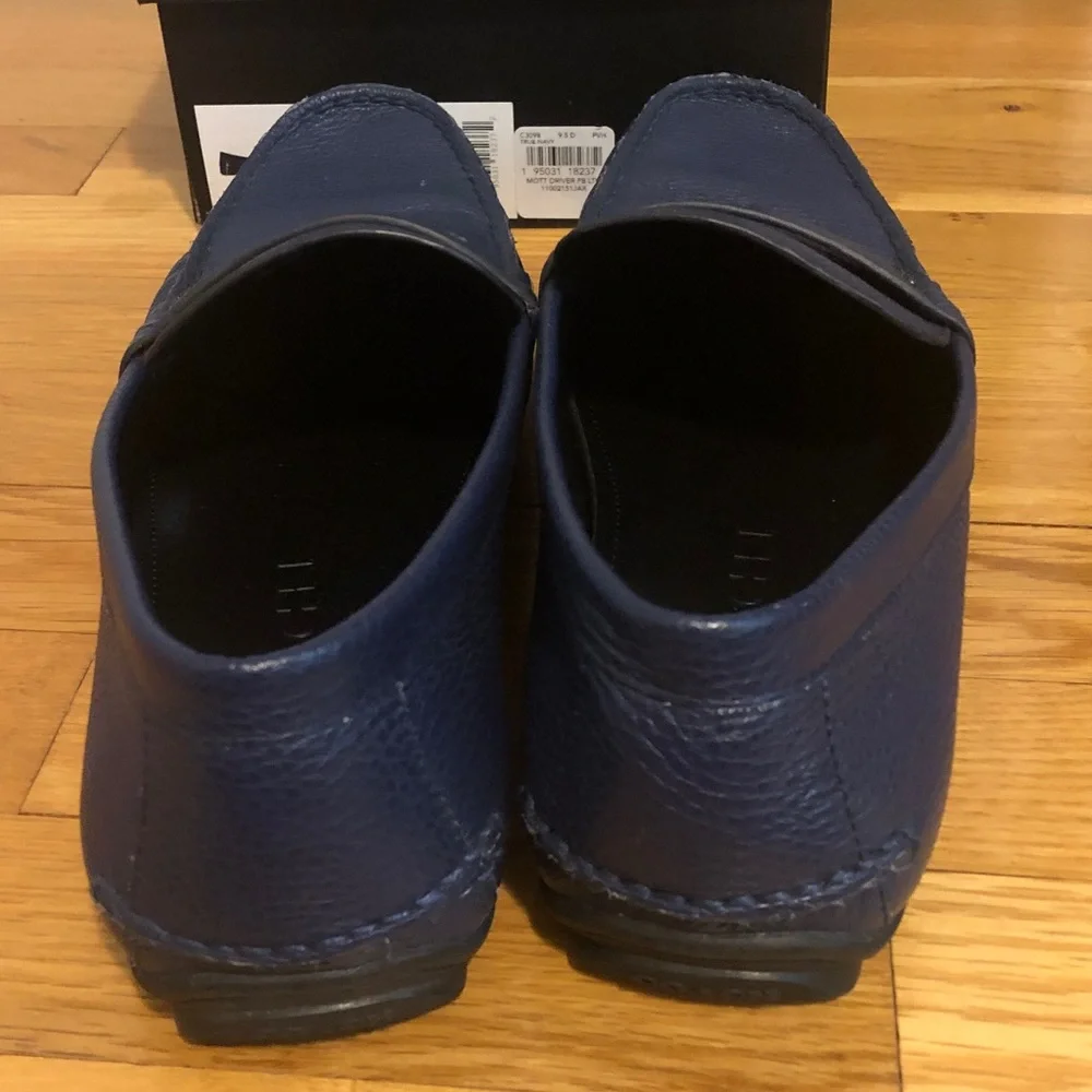 Men Coach Mott driver slip ons size 9.5D In navy
